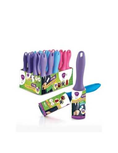 CLENDY SPAZZOLA ADESIVA ROLLER 48 FOGLI