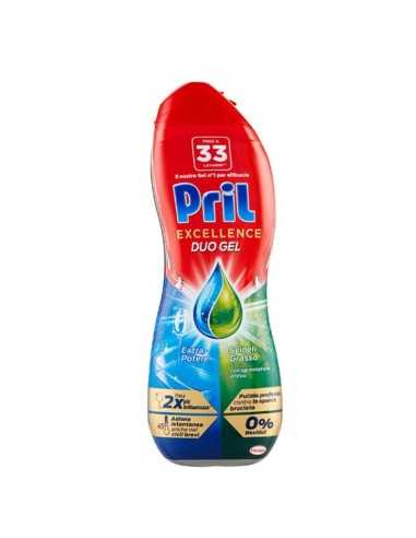 PRIL EXCELLENCE DUO GEL 30 LAVAGGI ANTIODORE CON SGRASSATORE