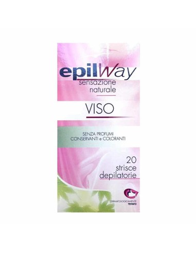 EPIL WAY STRISCE DEPILATORIE VISO 20 PEZZI