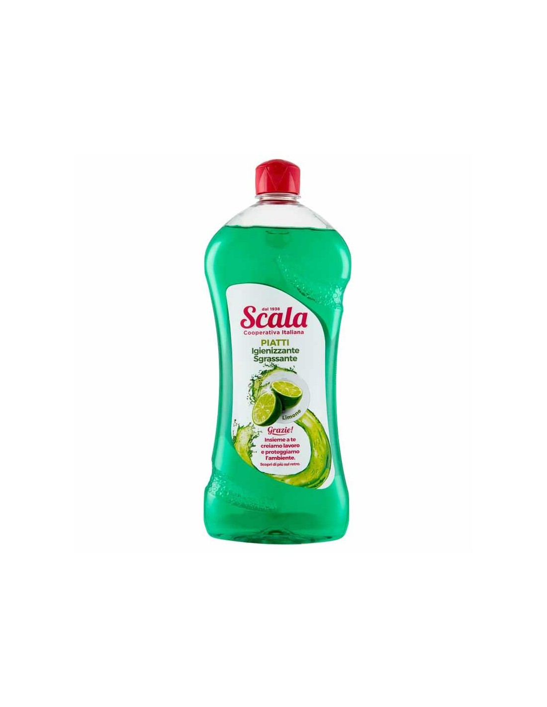 Scala Detersivo Piatti Igienizzante E Grassante Limone 750 Ml