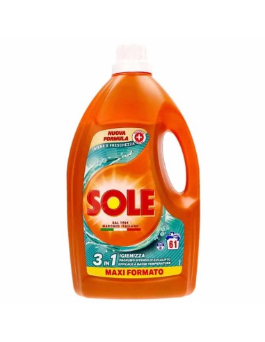 SOLE LAVATRICE LIQUIDO IGIENIZZANTE 61 LAVAGGI 2,745 LT