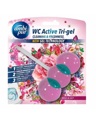 AMBIPUR WC ACTIVE TRI GEL ROSA E LIRIO