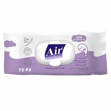 AIR NATURA SALVIETTINE BABY LAVANDA 72 PEZZI