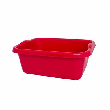 BACINELLA RETTANGOLARE 14 LT ROSSO