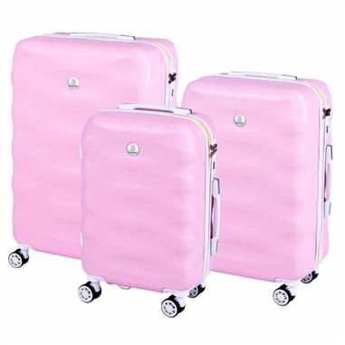 TROLLEY TRIS MONACO PINK E WHITE