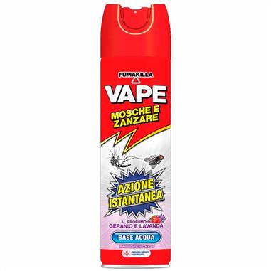 VAPE SPRAY MOSCHE E ZANZARE GERANIO E LAVANDA 400 ML 