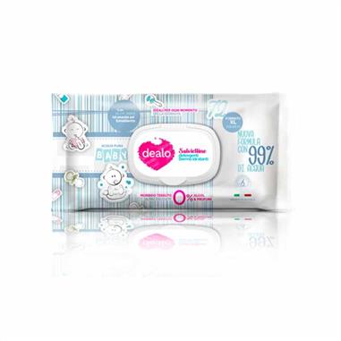 DEALO SALVIETTINE BABY ACQUA PURA 72 PEZZI 