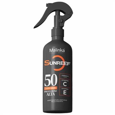 MALINKA SPRAY CREMA PROTEZIONE SOLARE 50 SUNREEF 200 ML 