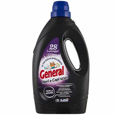 GENERAL LAVATRICE NERI E CAPI SCURI 25 LAVAGGI 1,4 LITRI