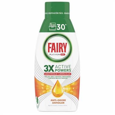 FAIRY GEL PLATINUM ANTI ODORE 600 ML