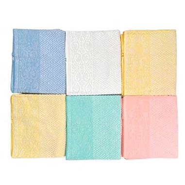 ASCIUGAMANI IN SPUGNA SET 6 PIU' 6 PEZZI COLORI ASSORTITI